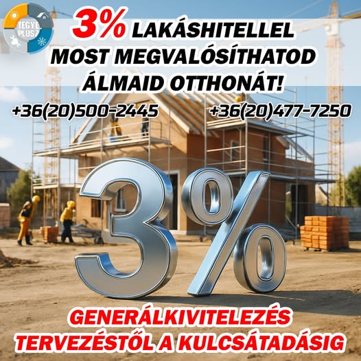 Építőipari generálkivitelezés Nagykálló - Tegye Plusz Kft.